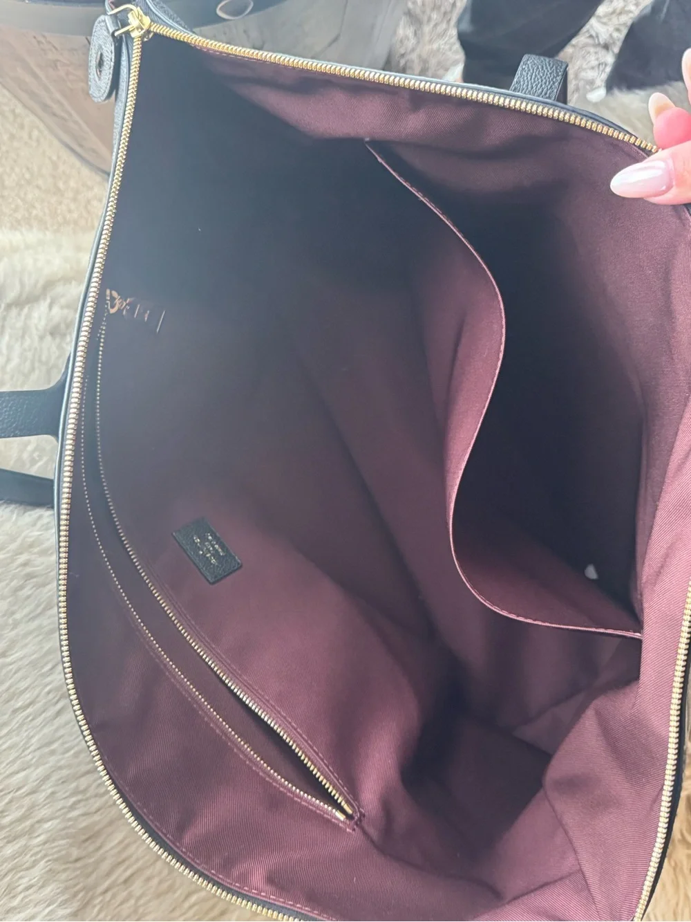 Louis Vuitton oversize monogram travel tote